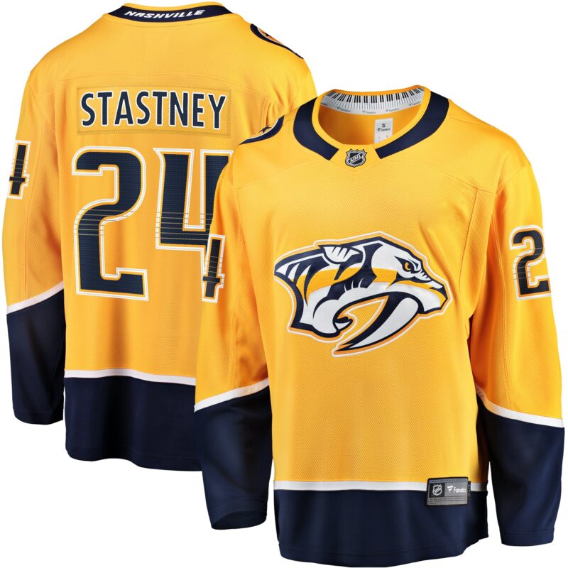 Spencer Stastney Nashville Predators Premier Breakaway Player Jersey - Gold