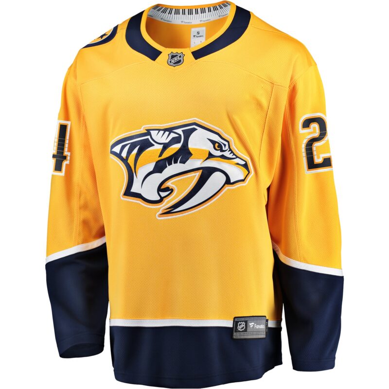 Spencer Stastney Nashville Predators Premier Breakaway Player Jersey - Gold - Image 2
