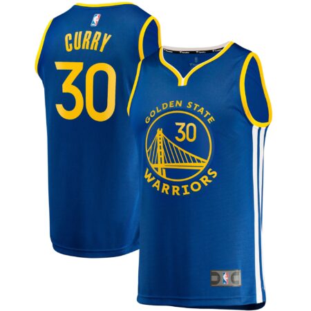 Stephen Curry Golden State Warriors Fast Break Jersey - Icon Edition - Royal