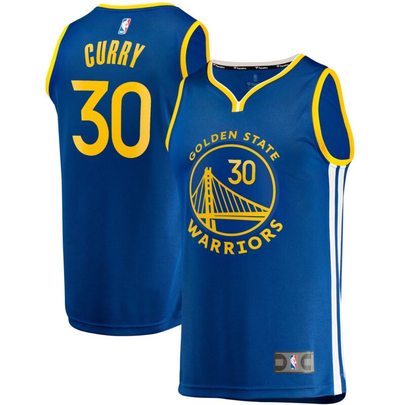 Stephen Curry Golden State Warriors Fast Break Jersey - Icon Edition - Royal
