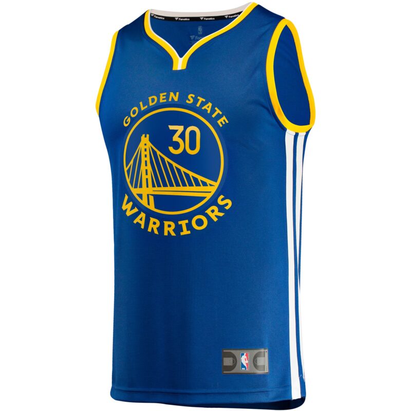 Stephen Curry Golden State Warriors Fast Break Jersey - Icon Edition - Royal - Image 2