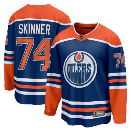 Stuart Skinner Edmonton Oilers Home Breakaway Player Jersey - Royal