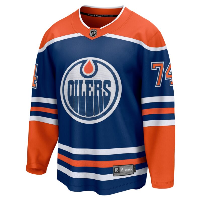 Stuart Skinner Edmonton Oilers Home Breakaway Player Jersey - Royal - Image 2