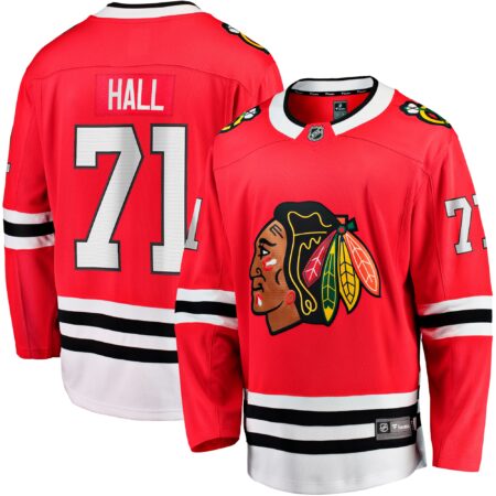 Taylor Hall Chicago Blackhawks Home Breakaway Player Jersey - Red