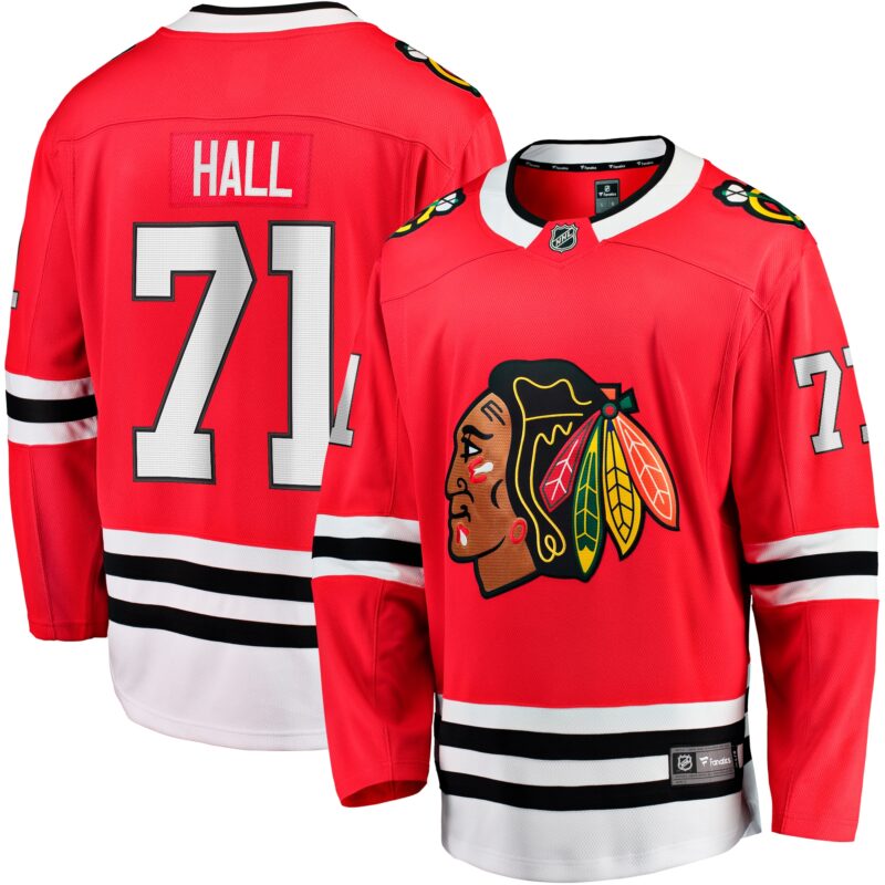 Taylor Hall Chicago Blackhawks Home Breakaway Player Jersey - Red