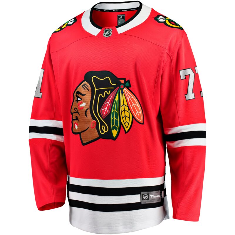 Taylor Hall Chicago Blackhawks Home Breakaway Player Jersey - Red - Image 2