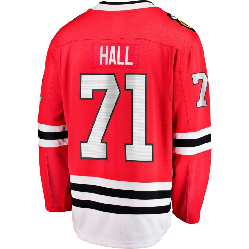 Taylor Hall Chicago Blackhawks Home Breakaway Player Jersey - Red - Image 3