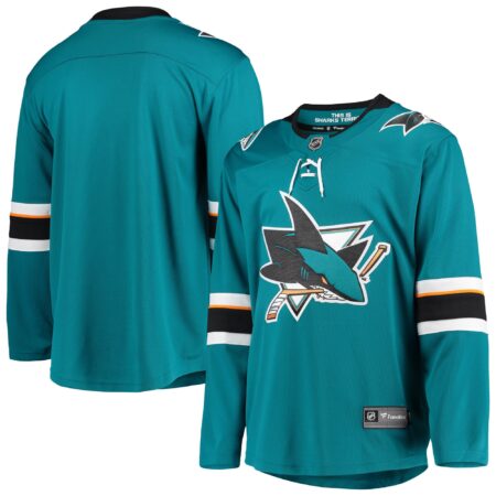 San Jose Sharks Home Breakaway Team Jersey - Teal