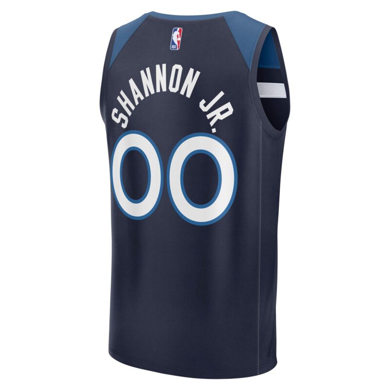 Terrence Shannon Jr. Minnesota Timberwolves Fast Break Player Jersey - Icon Edition - Navy - Image 3