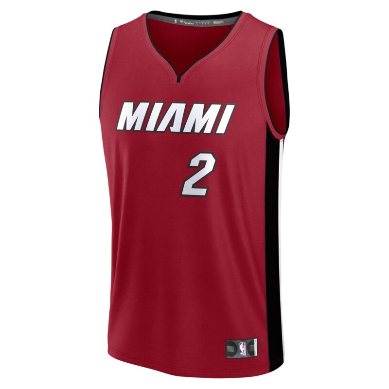 Terry Rozier Miami Heat Fast Break Player Jersey - Statement Edition - Red - Image 2
