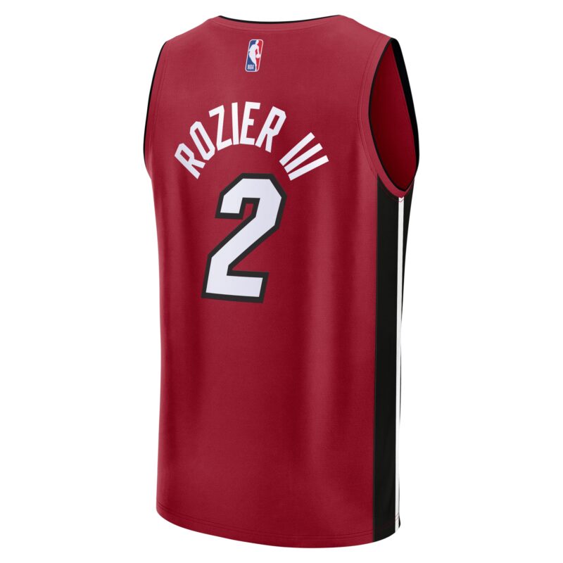 Terry Rozier Miami Heat Fast Break Player Jersey - Statement Edition - Red - Image 3