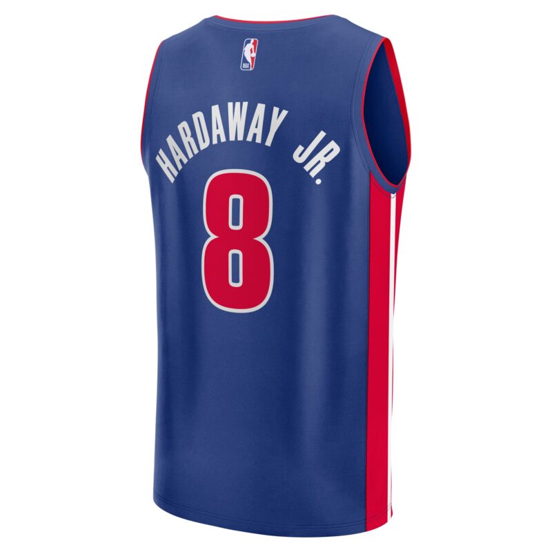 Tim Hardaway Jr. Detroit Pistons Fast Break Player Jersey - Icon Edition - Blue - Image 3