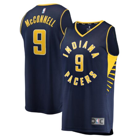 T.J. McConnell Indiana Pacers Fast Break Player Jersey - Icon Edition - Navy