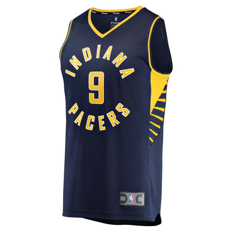 T.J. McConnell Indiana Pacers Fast Break Player Jersey - Icon Edition - Navy - Image 2