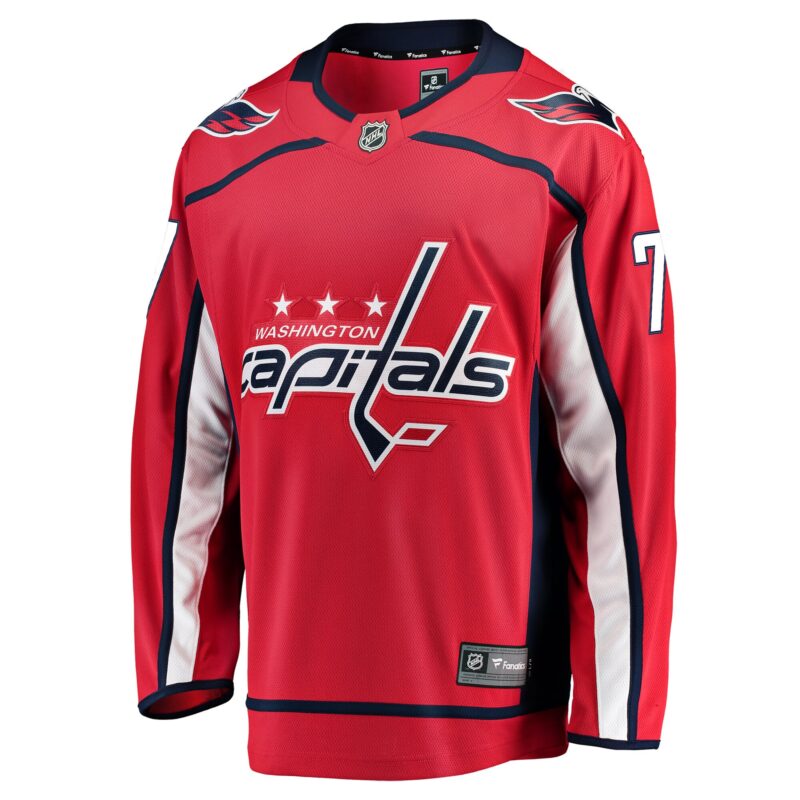 TJ Oshie Washington Capitals Breakaway Jersey - Red - Image 2