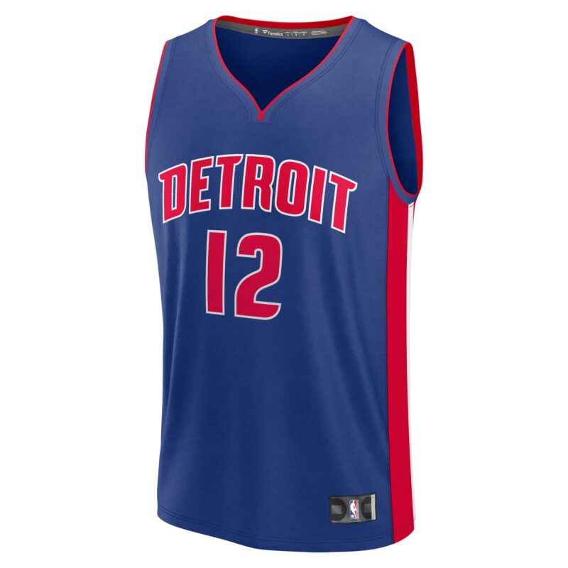 Tobias Harris Detroit Pistons Fast Break Player Jersey - Icon Edition - Blue - Image 2