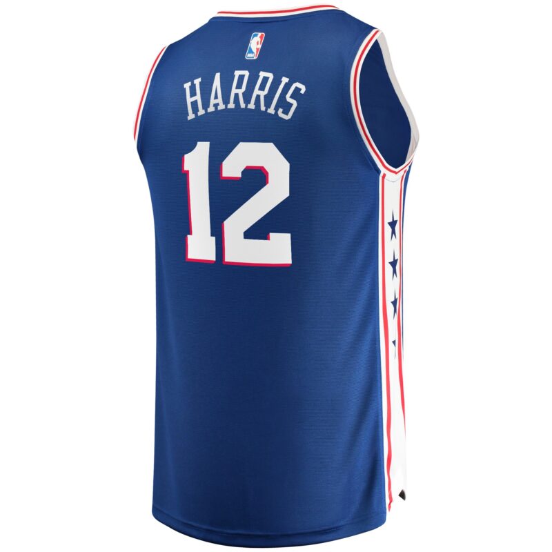 Tobias Harris Philadelphia 76ers Fast Break Player Jersey - Royal - Icon Edition - Image 3