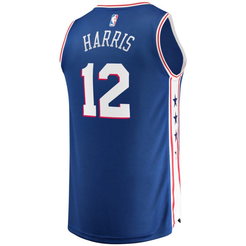Tobias Harris Philadelphia 76ers Fast Break Player Team Jersey - Icon Edition - Royal - Image 3