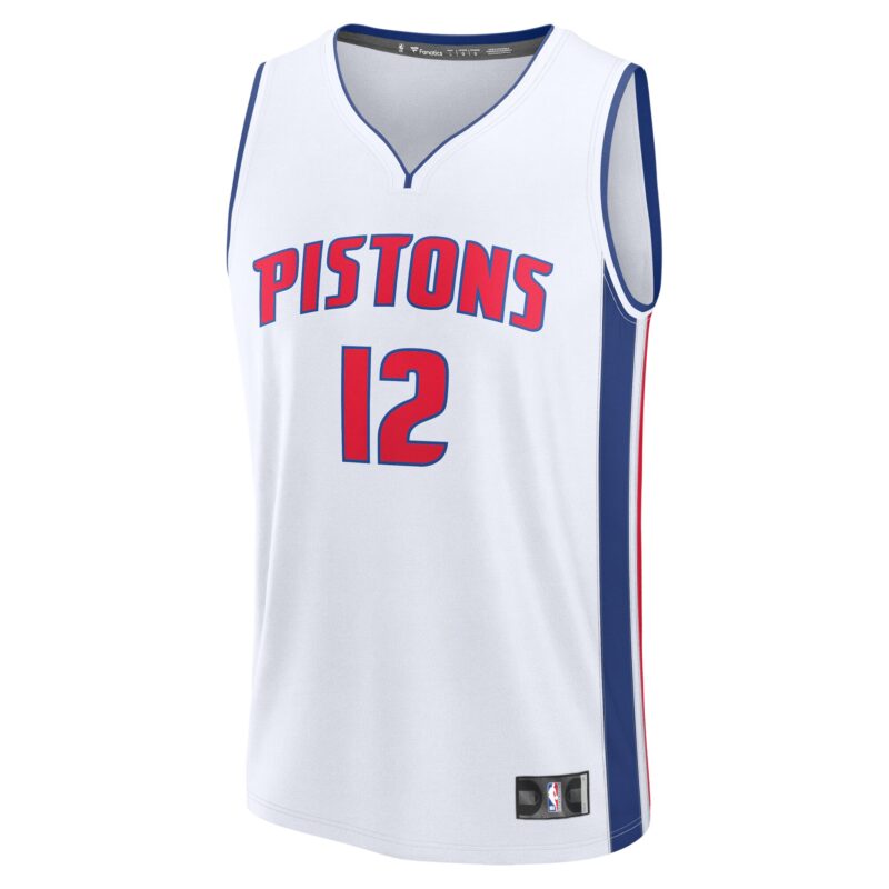 Tobias Harris Detroit Pistons Fast Break Player Jersey - Association Edition - White - Image 2