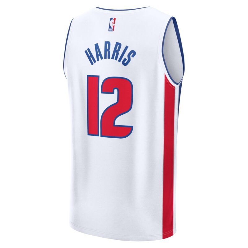 Tobias Harris Detroit Pistons Fast Break Player Jersey - Association Edition - White - Image 3