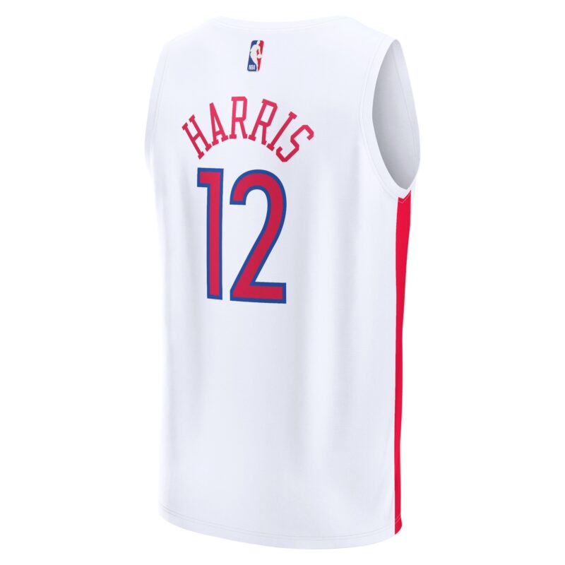 Tobias Harris Philadelphia 76ers Fastbreak Jersey - City Edition - White - Image 3