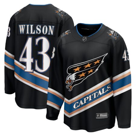 Tom Wilson Washington Capitals Alternate 50th Anniversary Premier Breakaway Player Jersey - Black