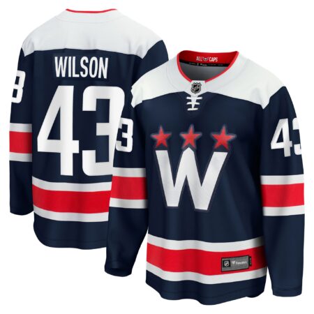 Tom Wilson Washington Capitals Alternate Premier Breakaway Player Jersey - Navy