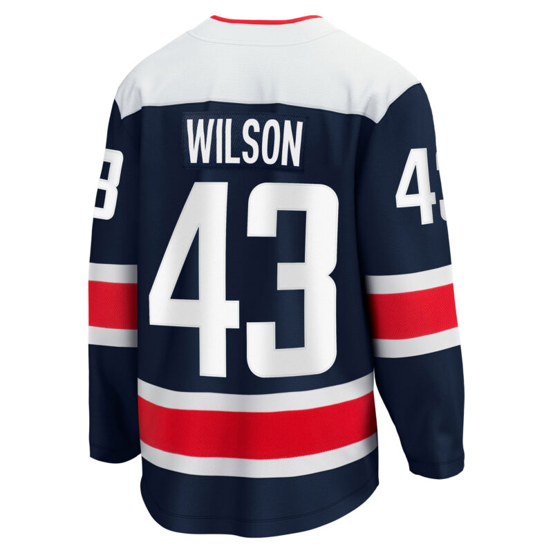 Tom Wilson Washington Capitals Alternate Premier Breakaway Player Jersey - Navy - Image 3