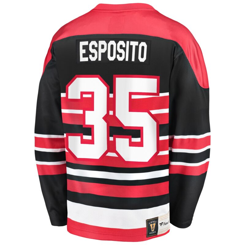 Tony Esposito Chicago Blackhawks Premier Breakaway Retired Player Jersey - Red - Image 3