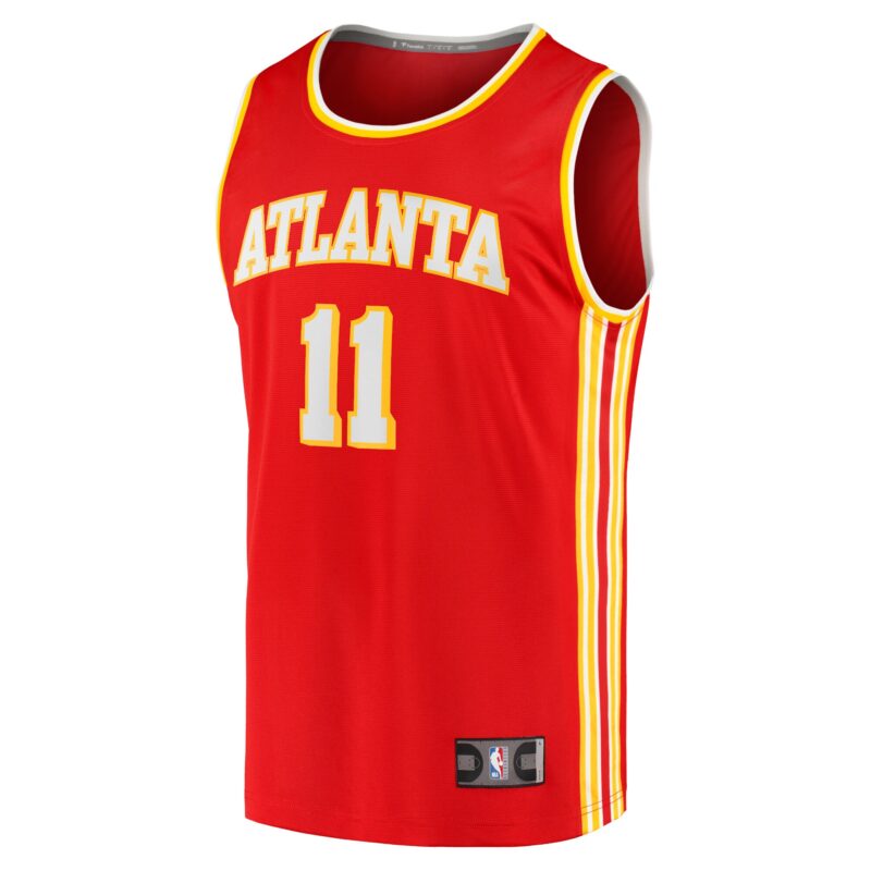 Trae Young Atlanta Hawks Fast Break Player Jersey - Icon Edition - Red - Image 2