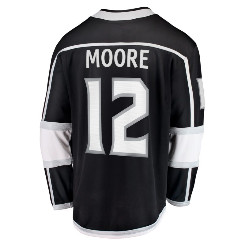 Trevor Moore Los Angeles Kings Home Breakaway Player Jersey - Black - Image 3