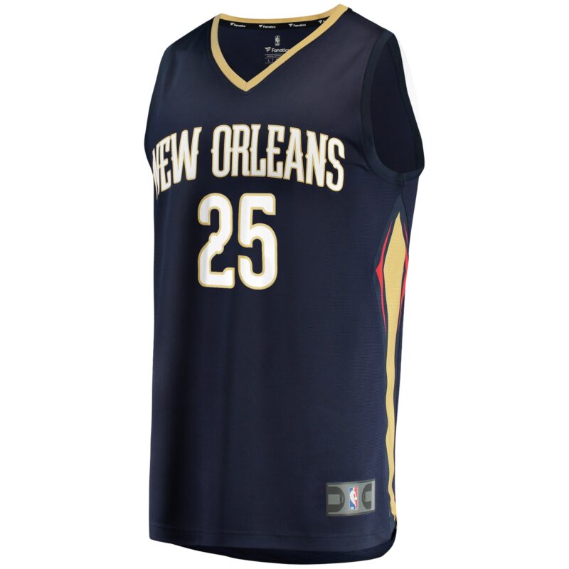 Trey Murphy III New Orleans Pelicans Fast Break Jersey - Icon Edition - Navy - Image 2