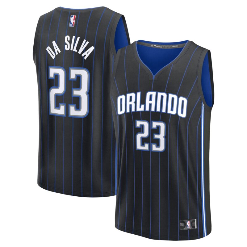 Tristan da Silva Orlando Magic 2024 Basketball Draft Fast Break Player Jersey - Icon Edition - Black
