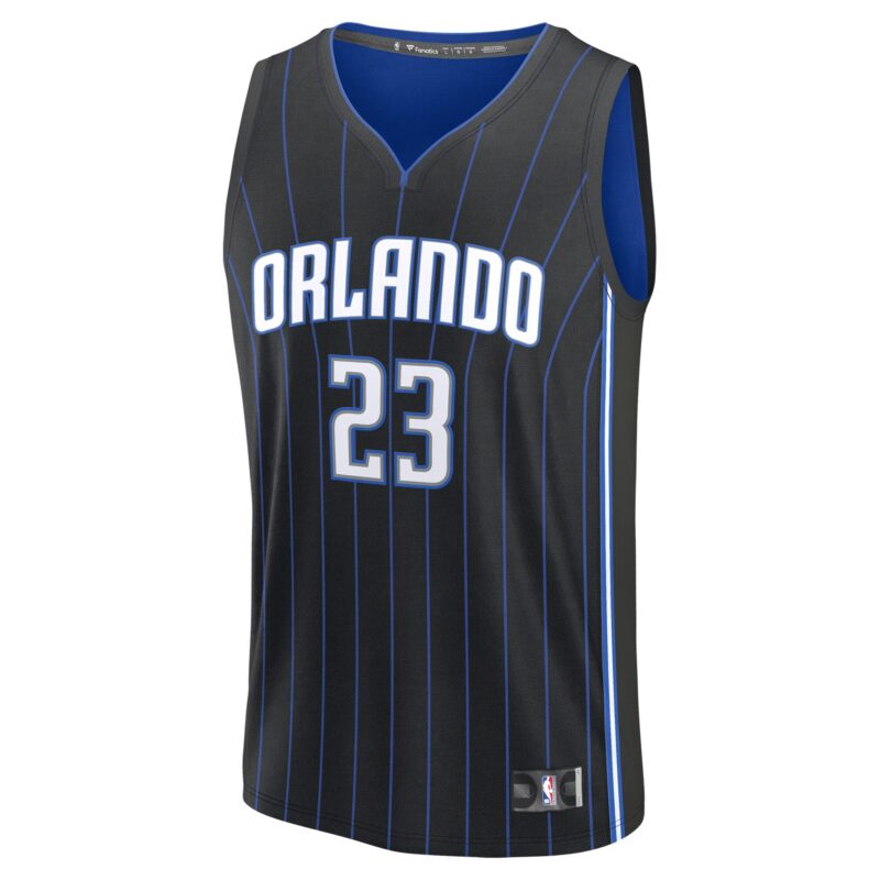 Tristan da Silva Orlando Magic 2024 Basketball Draft Fast Break Player Jersey - Icon Edition - Black - Image 2