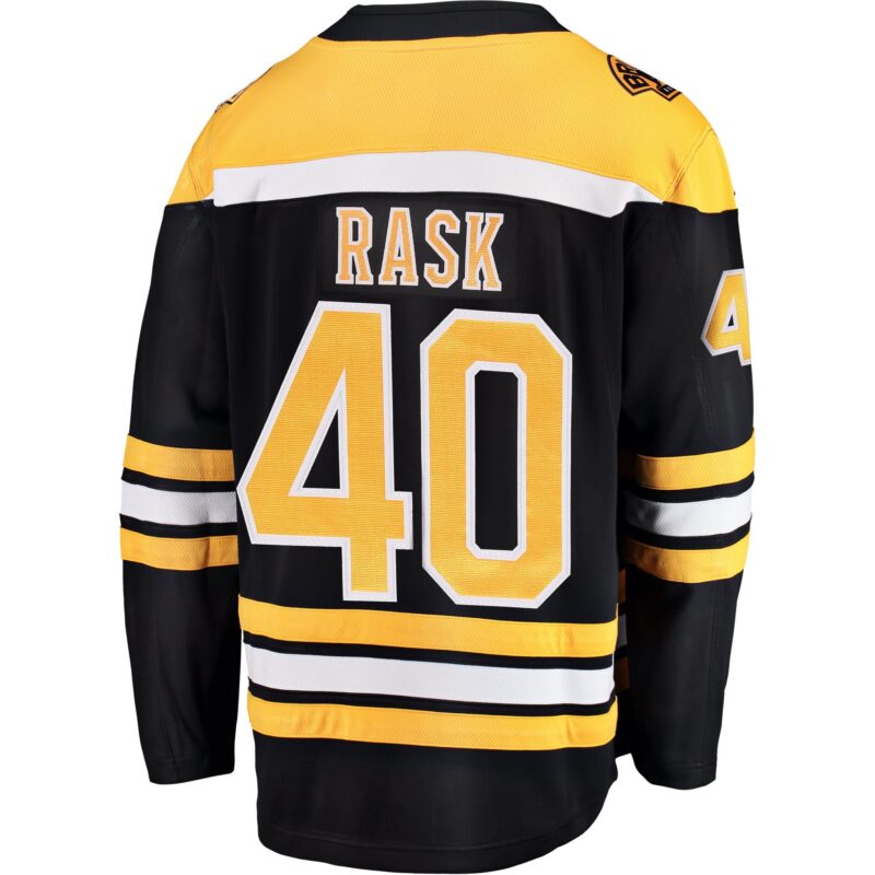 Tuukka Rask Boston Bruins Breakaway Home Jersey - Black - Image 3