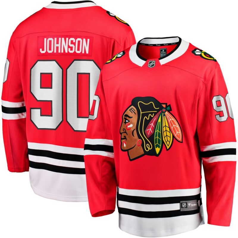 Tyler Johnson Chicago Blackhawks Home Team Breakaway Player Jersey - Red