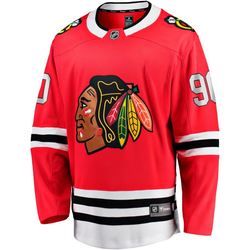 Tyler Johnson Chicago Blackhawks Home Team Breakaway Player Jersey - Red - Image 2
