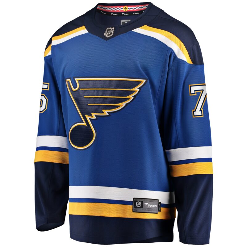 Tyler Tucker St. Louis Blues Home Premier Breakaway Player Jersey - Blue - Image 2