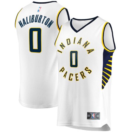 Tyrese Haliburton Indiana Pacers Fast Break Jersey - Association Edition - White