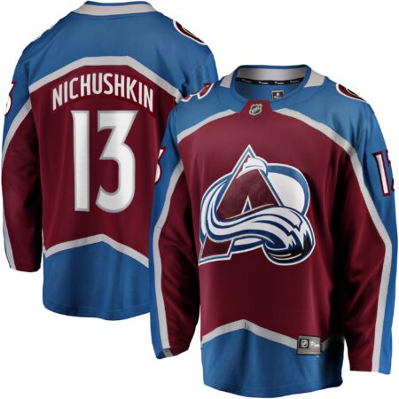 Valeri Nichushkin Colorado Avalanche Breakaway Player Jersey - Burgundy