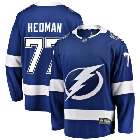 Victor Hedman Tampa Bay Lightning Home Breakaway Player Jersey - Blue