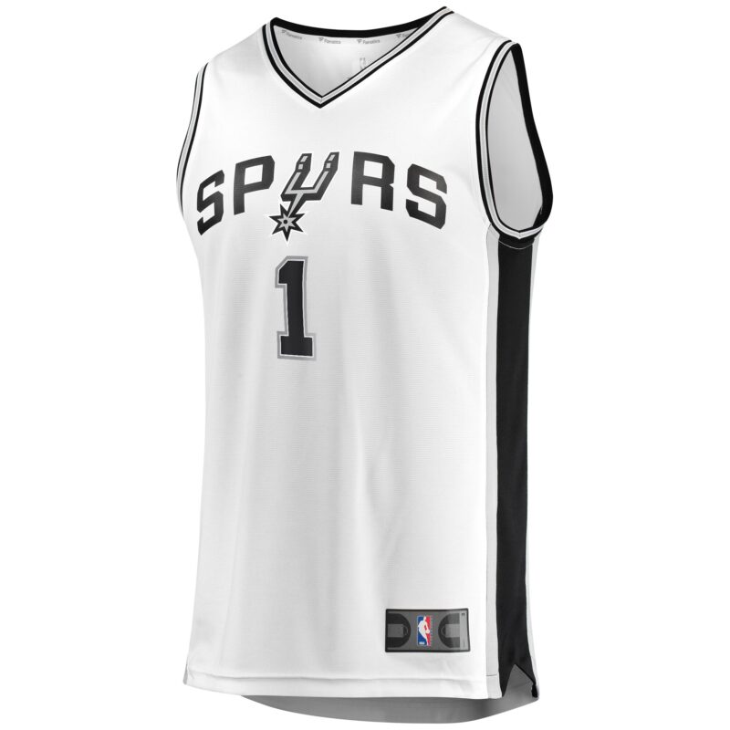Victor Wembanyama San Antonio Spurs Fast Break Player Jersey - Association Edition - White - Image 2