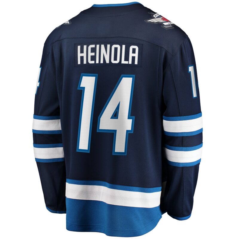 Ville Heinola Winnipeg Jets Home Breakaway Player Jersey - Navy - Image 3