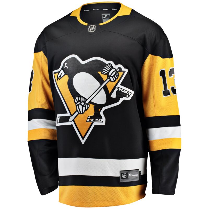 Vinnie Hinostroza Pittsburgh Penguins Home Breakaway Jersey - Black - Image 2