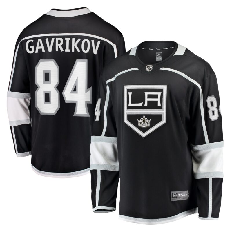 Vladislav Gavrikov Los Angeles Kings Home Breakaway Jersey - Black