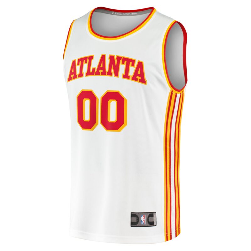 Atlanta Hawks Fast Break Custom Jersey - Association Edition - White - Image 2