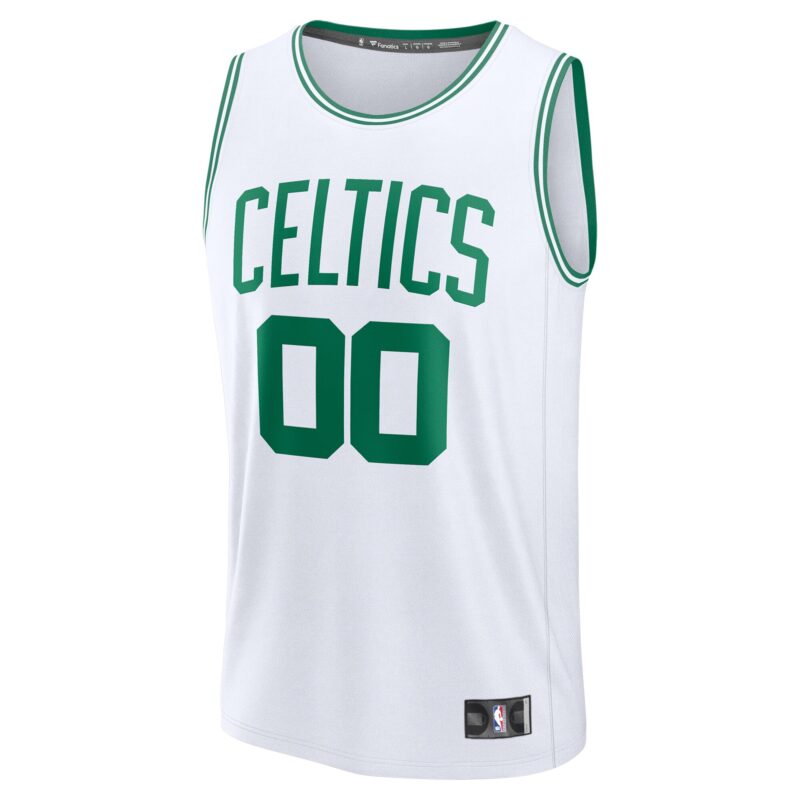 Boston Celtics Fast Break Custom Jersey - Association Edition - White - Image 2