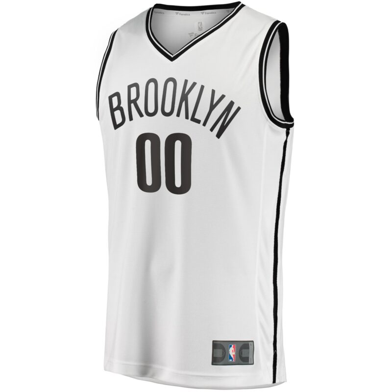 Brooklyn Nets Fast Break Custom Jersey - Association Edition - White - Image 2