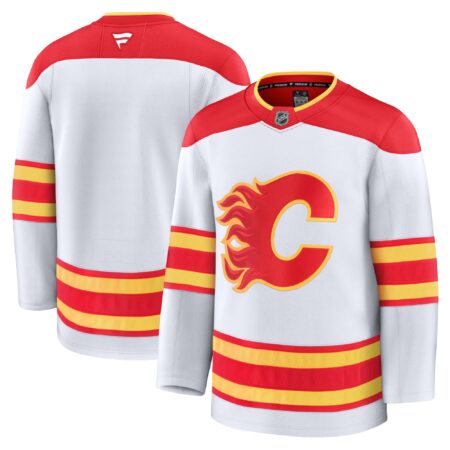 Calgary Flames Away Premium Jersey - White