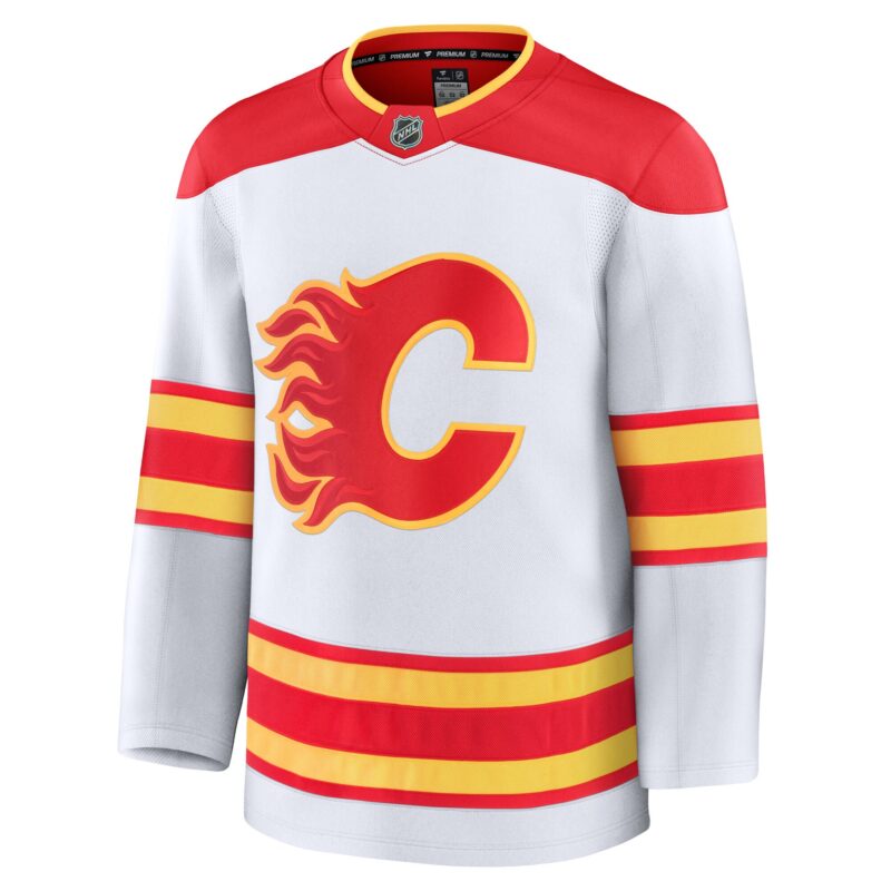 Calgary Flames Away Premium Jersey - White - Image 2